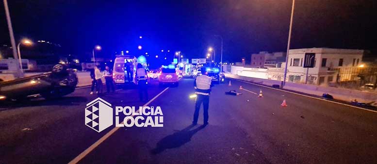 accidente de trafico en Tenerife