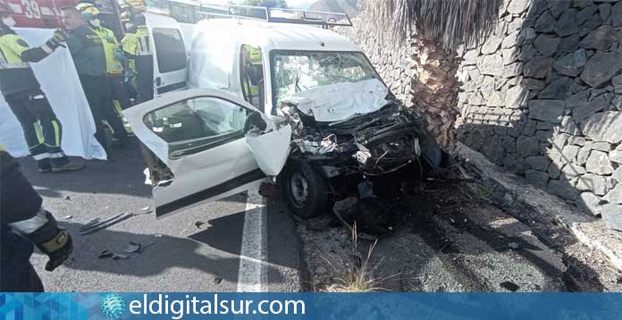 accidente de tráfico en tenerife guia de isora