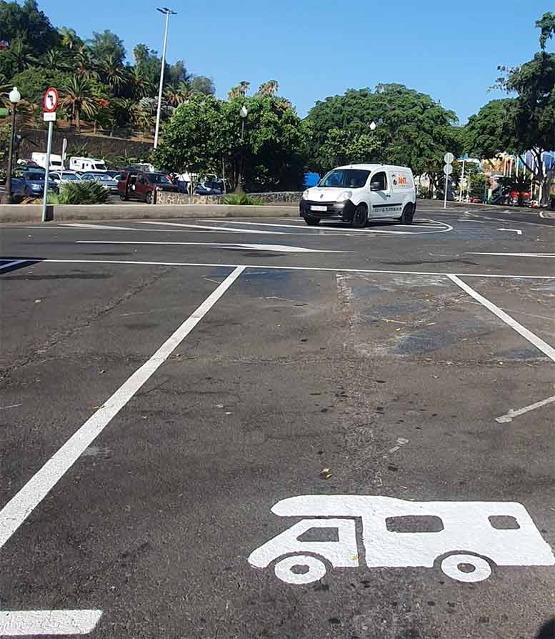 Parking caravanas santa cruz de Tenerife