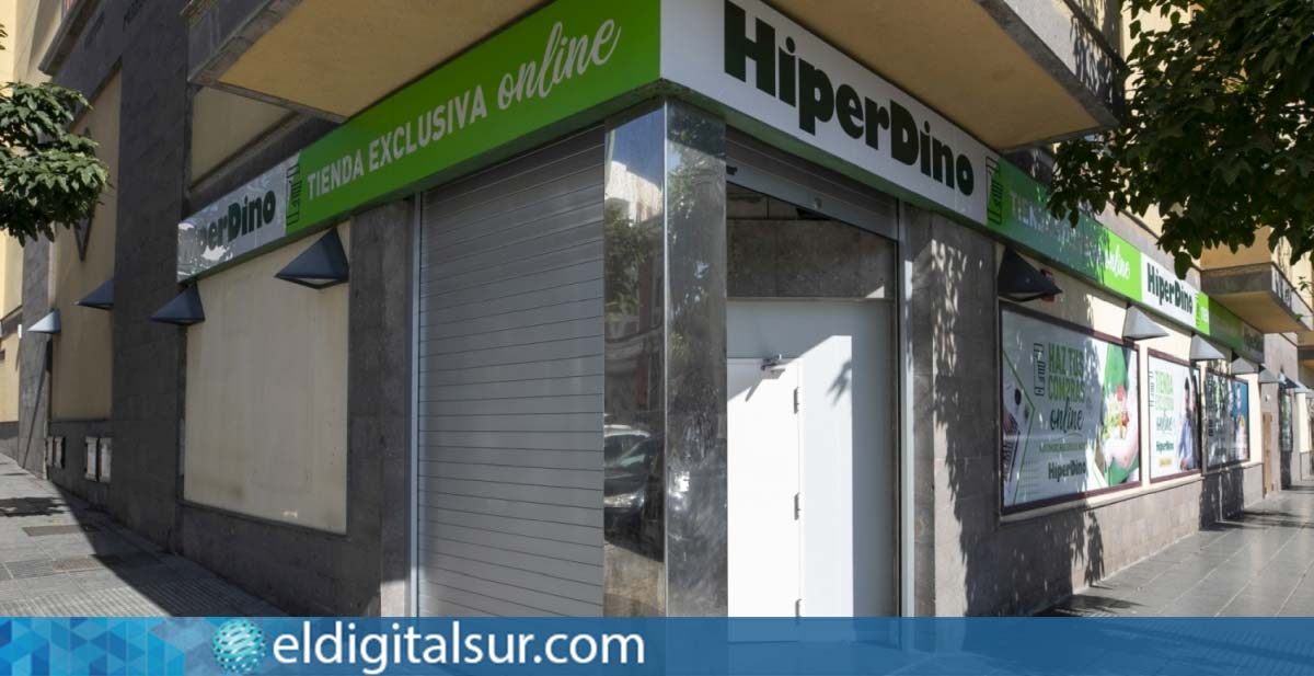 Fachada de uno de los dos centros preparadores exclusivos de compra online de HiperDino