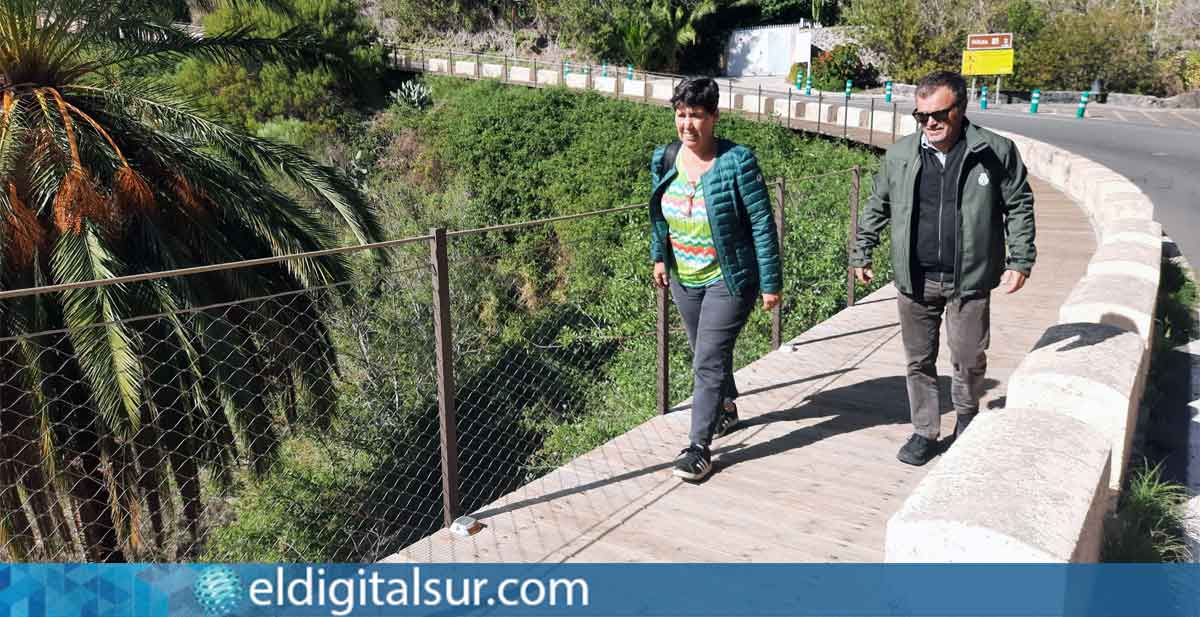 Nueva pasarela peatonal del caserío de Masca (Buenavista del Norte)