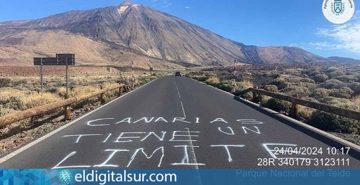 Pintadas en la carretera del Teide - Tenerife Vial
