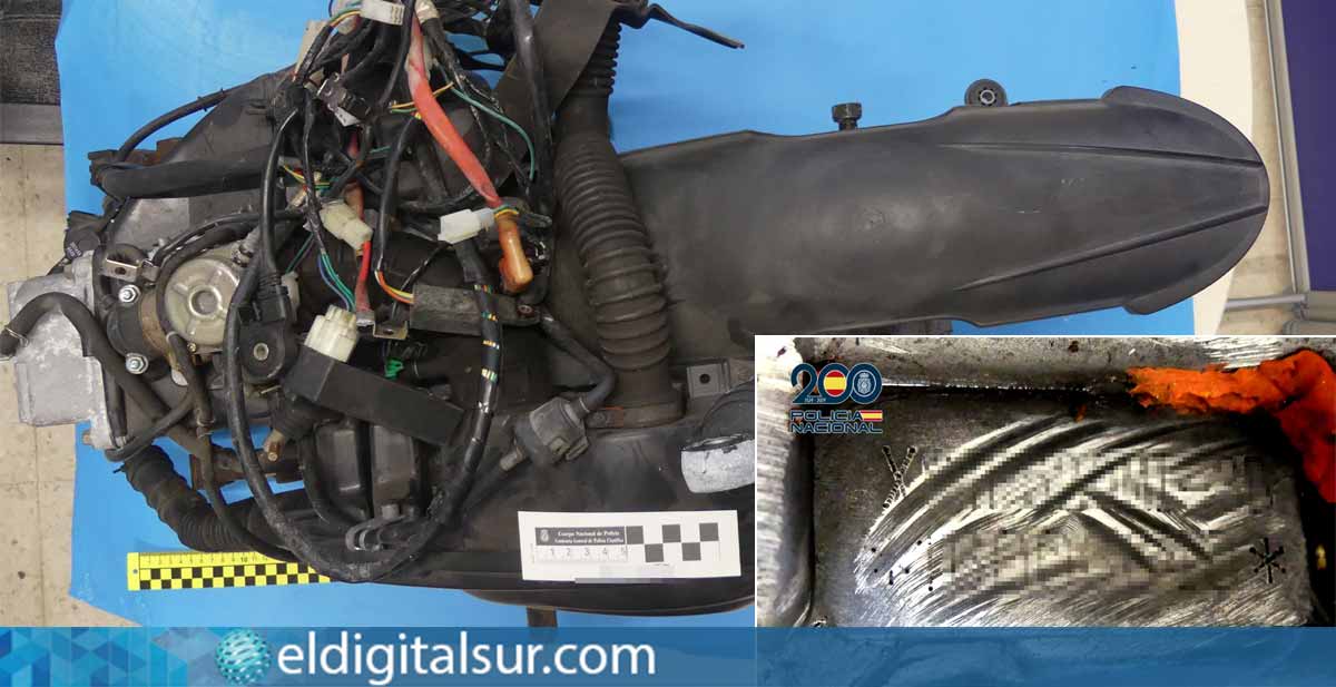 La Policía Nacional recupera en Tenerife un motor de motocicleta y revela el serial que había sido destruido