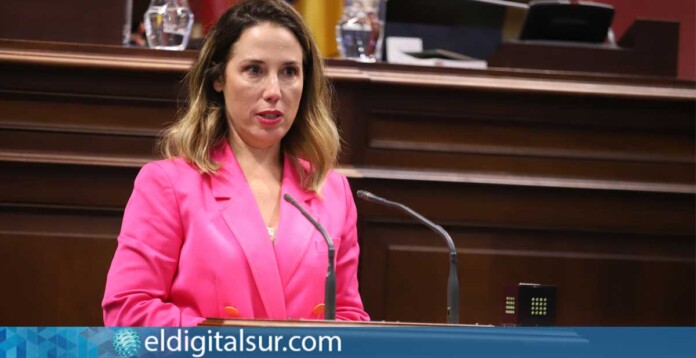 PATRICIA-HERNÁNDEZ-PSOE-parlamento-Canarias-060524 La diputada socialista, Patricia Hernández.