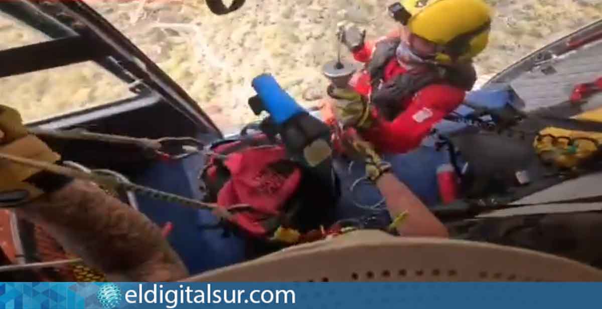 Rescatan a una senderista herida en el Barranco del Infierno