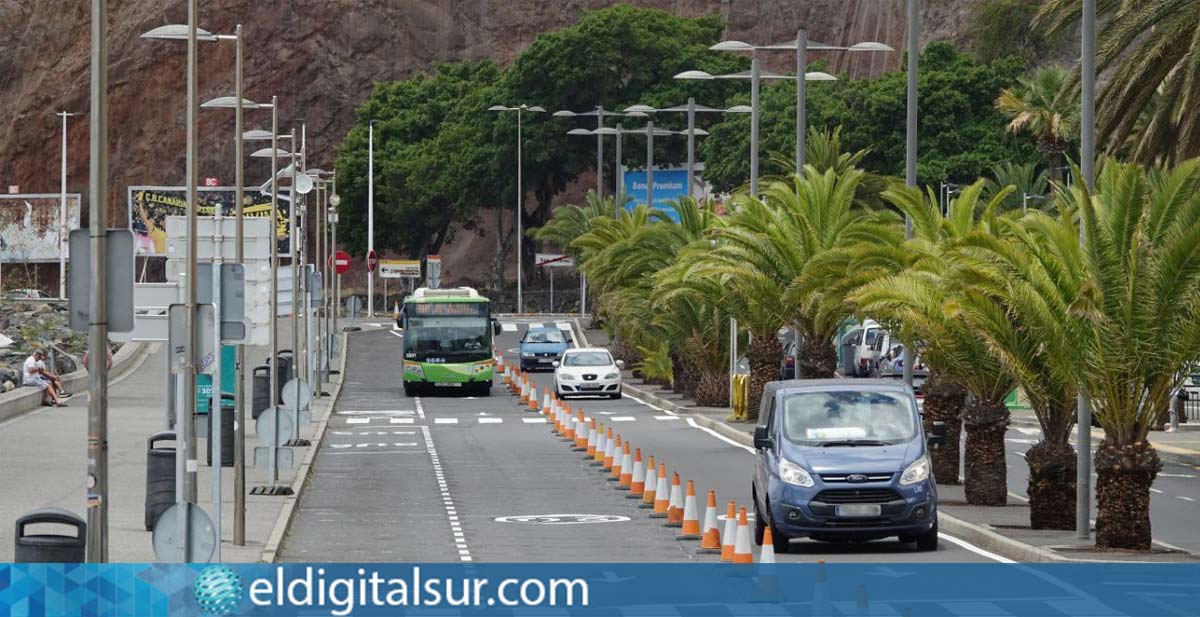 carril bus de Las Teresitas