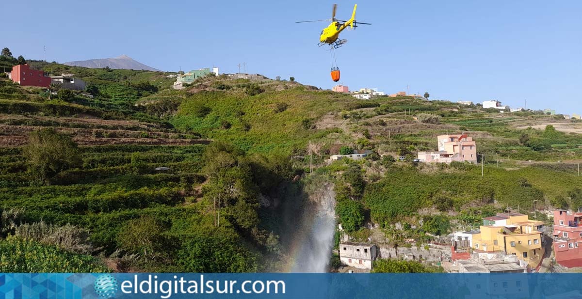 En Tenerife, controlan tres incendios forestales en El Rosario y Los Realejos