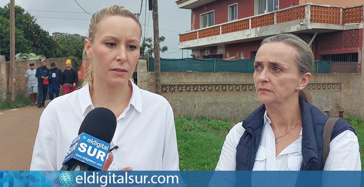 Marion Maréchal y Anne Sicard en Tenerife