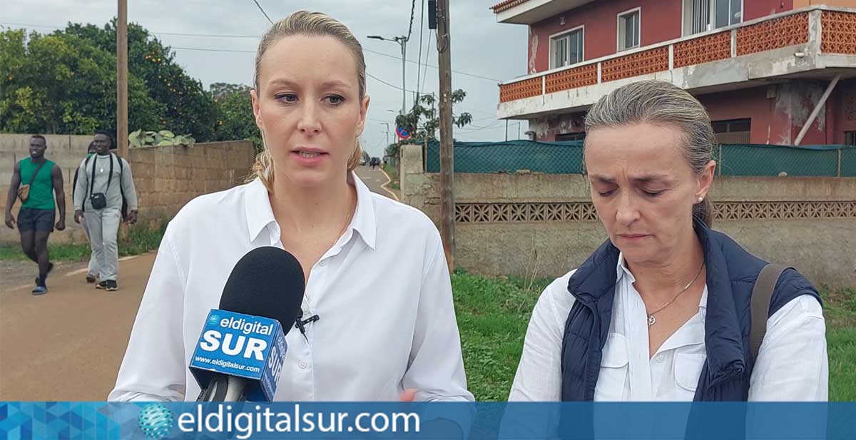 Marion Maréchal y Anne Sicard en Tenerife