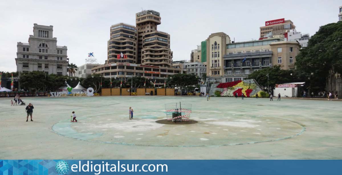 Santa Cruz de Tenerife renueva el lago de la Plaza de España con una ...