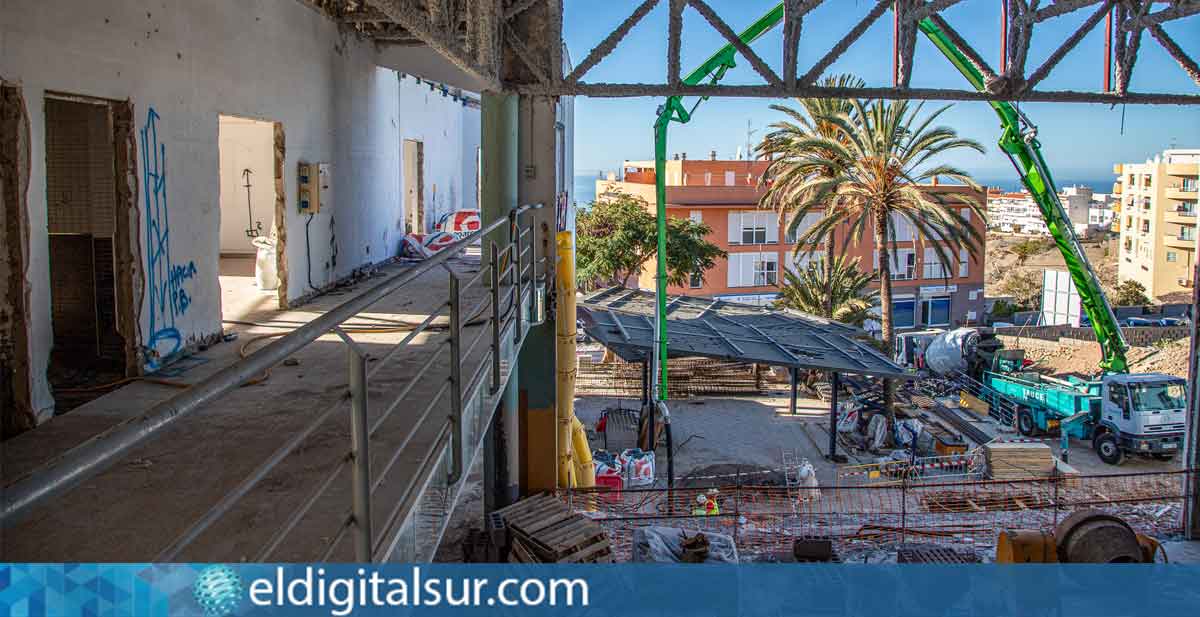 Avance de las obras en el Centro Cultural de Adeje / EDS