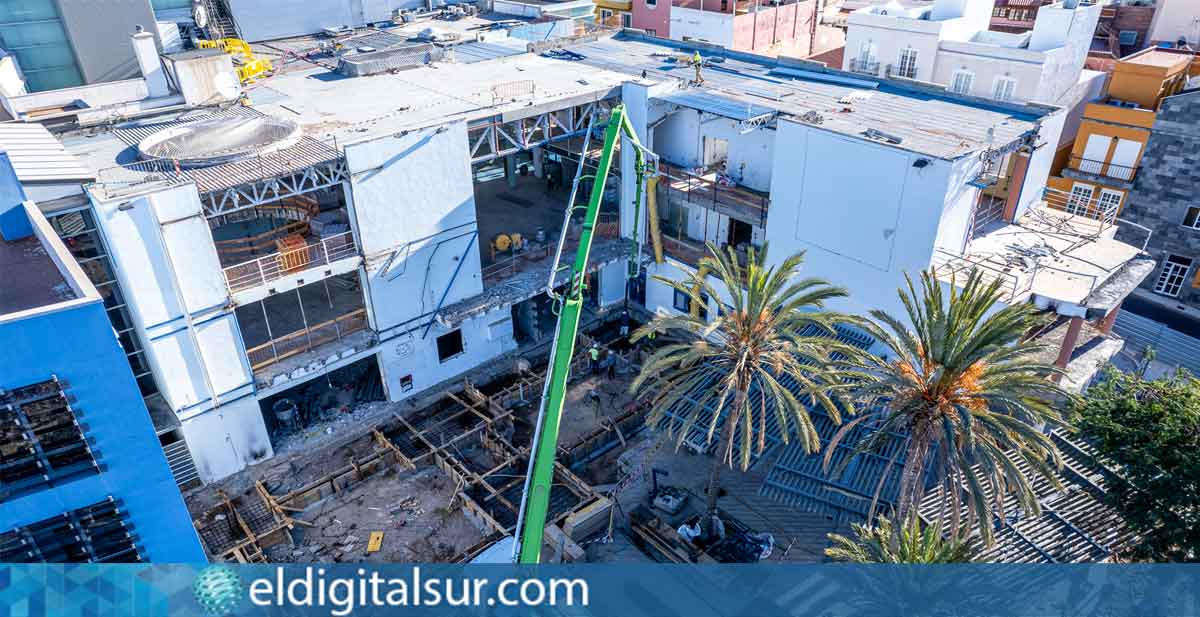 Avance de las obras en el Centro Cultural de Adeje / EDS