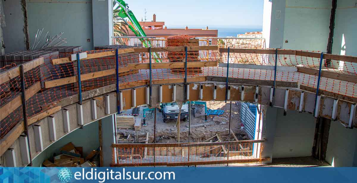 Avance de las obras en el Centro Cultural de Adeje / EDS