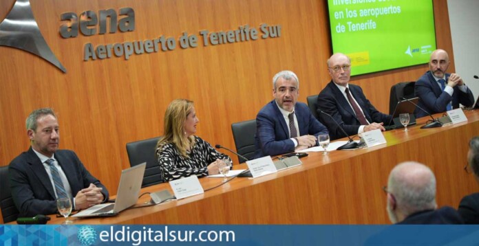 AENA-040225 Reunión entre el presidente de Aena, Maurici Lucena, y las autoridades locales de Tenerife