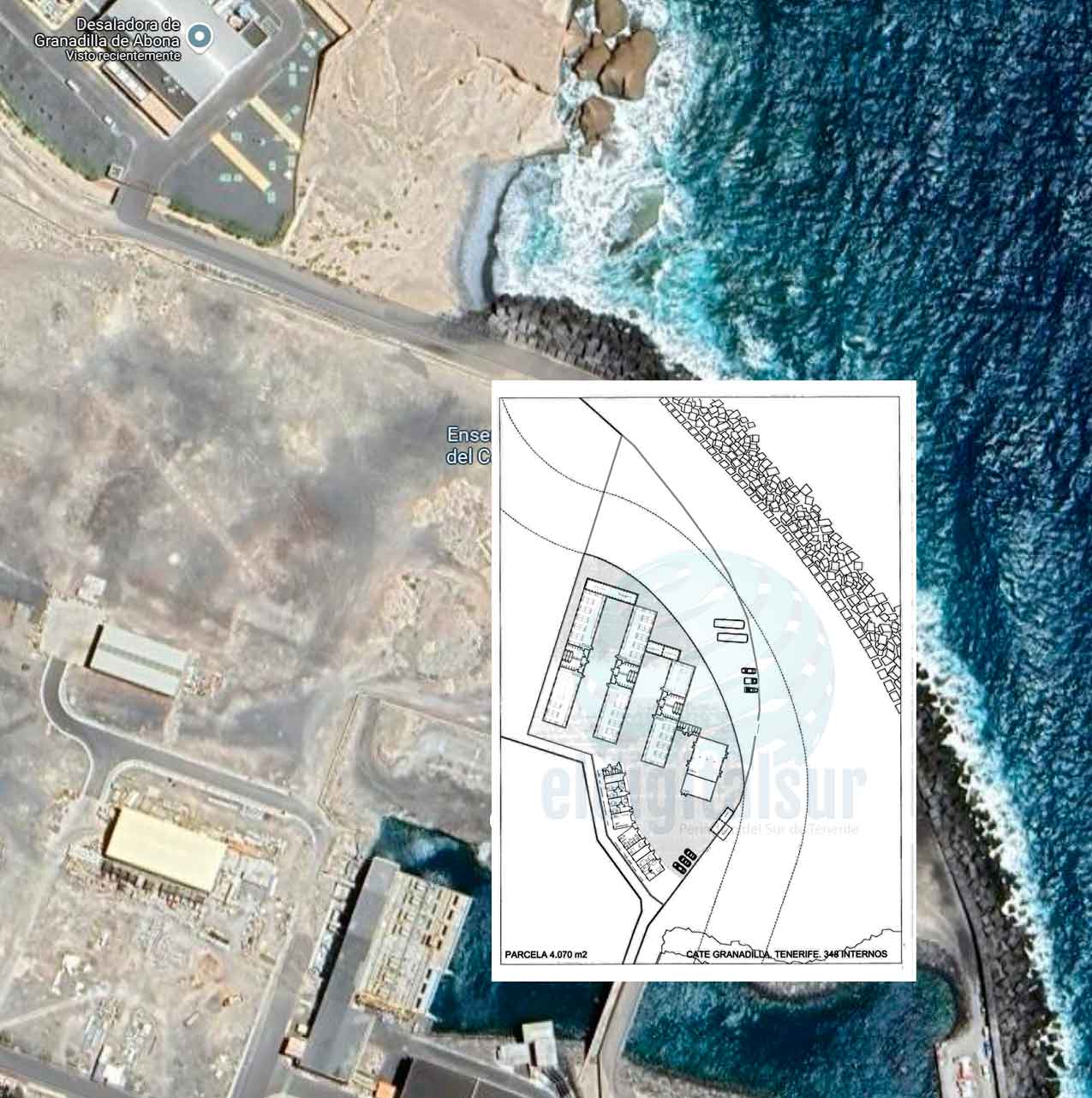 Planos del Centro de Atención Temporal de Extranjeros (CATE) Granadilla de Abona