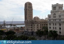 Vista hacia el Cabildo de Tenerife