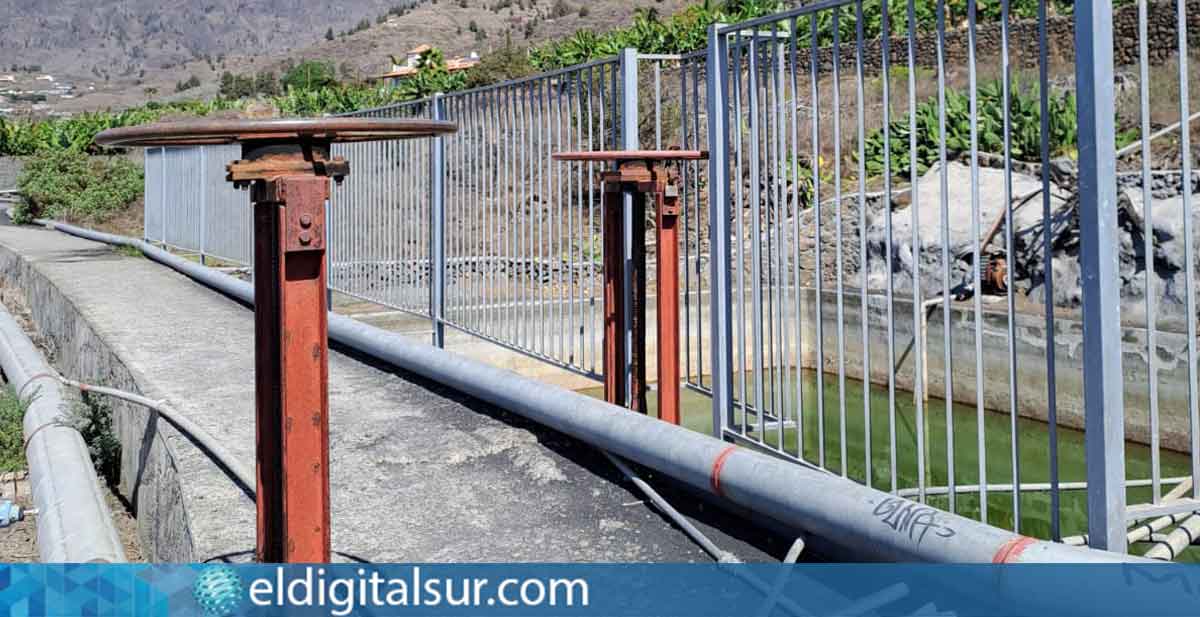 Zona de aguas privadas de El Valle, en La Palma