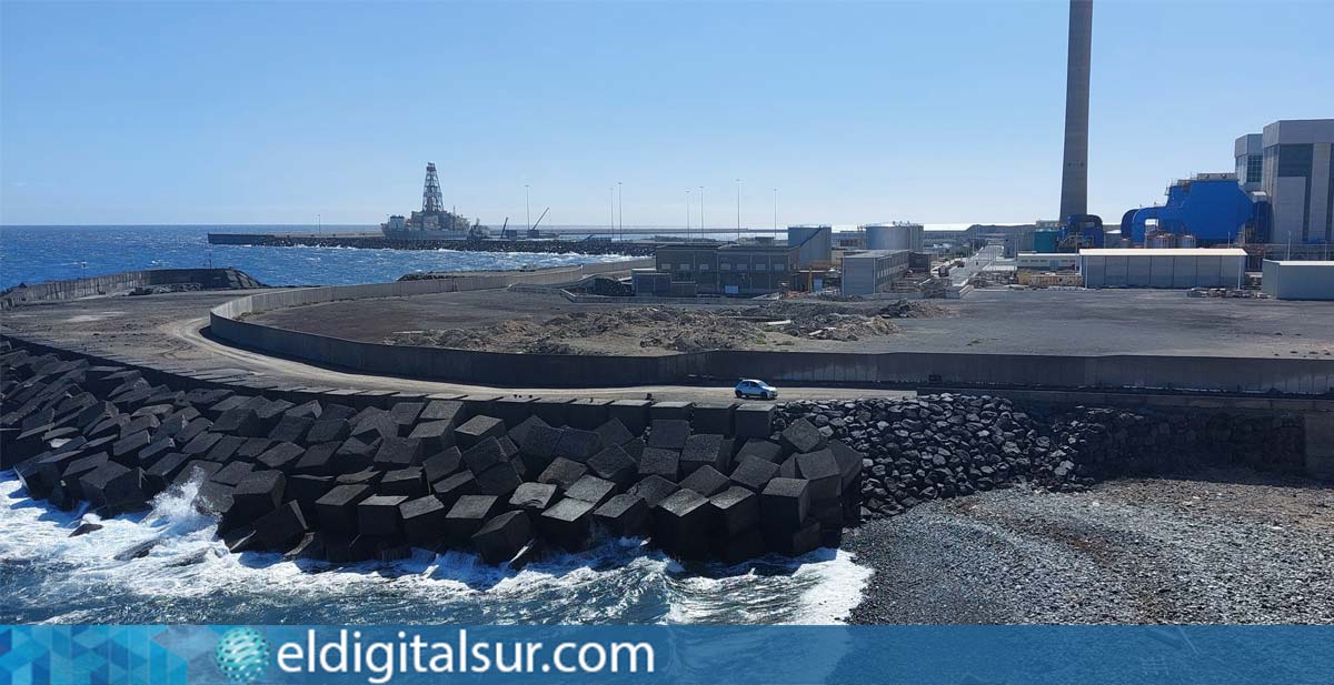 Puerto de Granadilla, en la zona donde se prevé la construcción del Centro de Atención Temporal de Extranjeros (CATE)