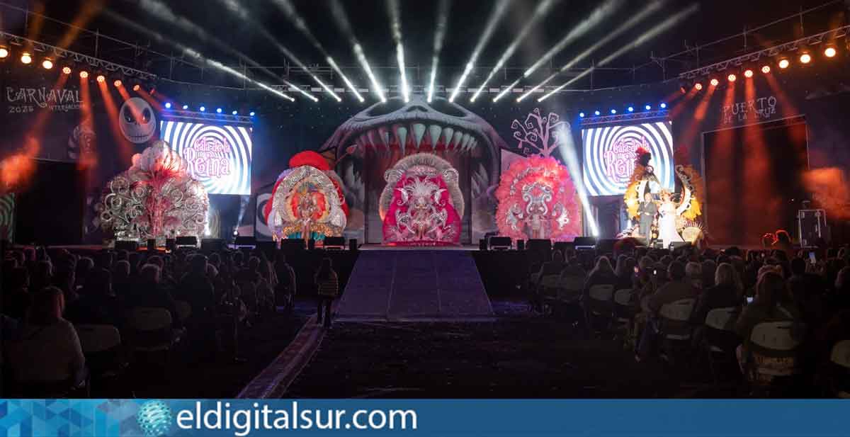 Momento destacado de la Gala de Elección de la Reina del Carnaval Internacional de Puerto de la Cruz 2025