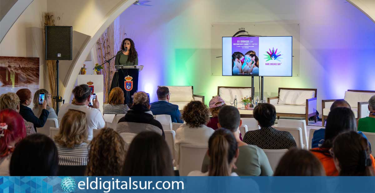 Participantes en la celebración de la Jornada de Enfermedades Raras en Canarias