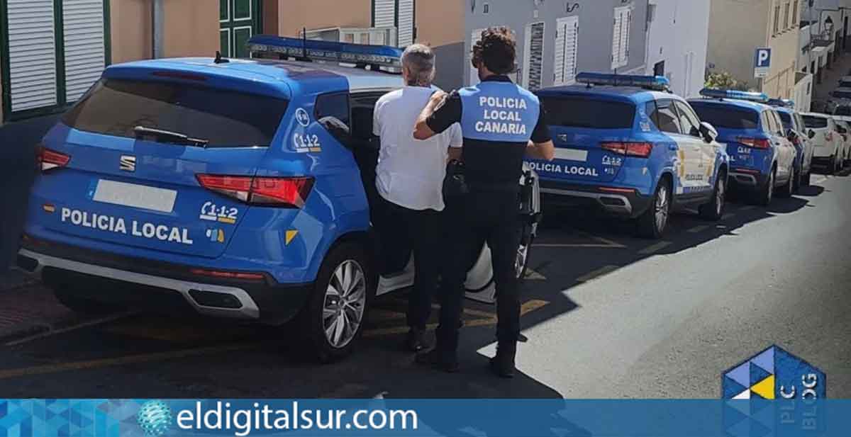 Detenido por la Policía Local de Arona durante una intervención por violencia de género en Los Toscales