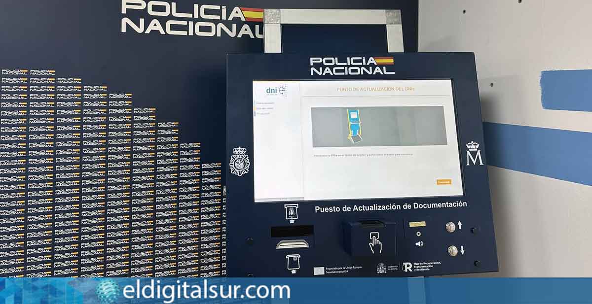 Dispositivo de actualización del DNI de la Policía Nacional