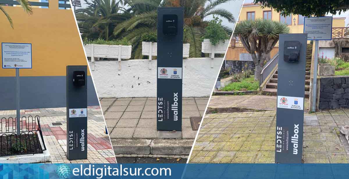 Puntos de recarga para vehículos eléctricos en La Guancha