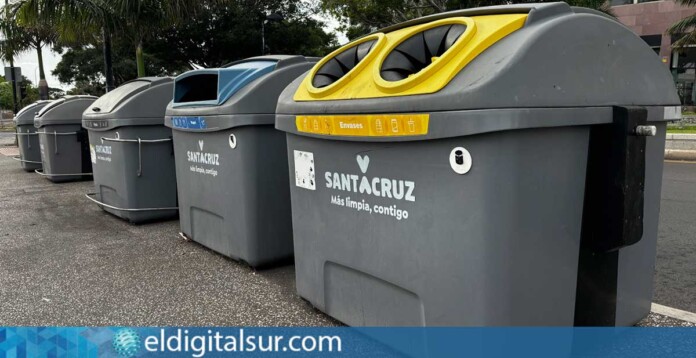 Contenedores para la separación de residuos - Santa Cruz de Tenerife