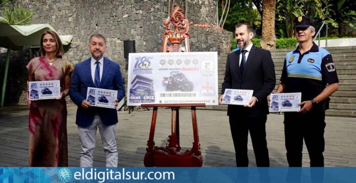 El 185 aniversario de la Policía Local de Santa Cruz de Tenerife será conmemorado en el décimo del sorteo de Lotería Nacional del 8 de mayo