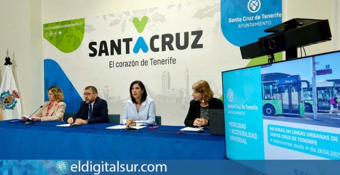 El alcalde de Santa Cruz de Tenerife, José Manuel Bermúdez, presenta reajustes en los horarios y ampliación de frecuencias en guaguas
