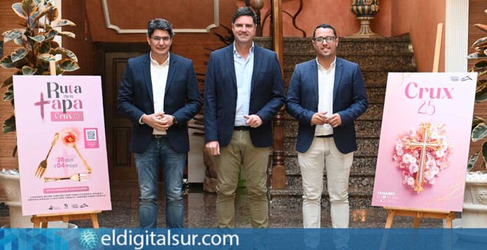 El alcalde de Santiago del Teide, Emilio Navarro , presentó este lunes 21 de abril la programación del evento Crux25