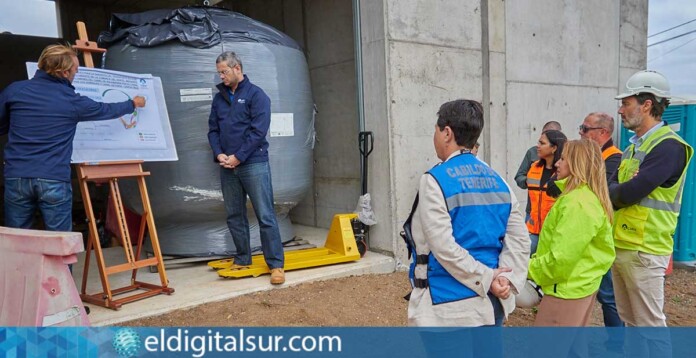 La presidenta del Cabildo de Tenerife, Rosa Dávila, y la consejera Blanca Pérez visitaron las obras de emergencia en Santa Úrsula