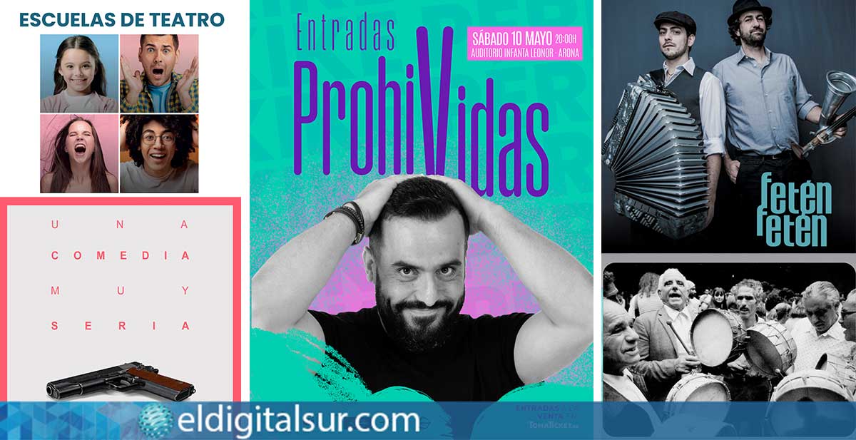 Agenda cultural y de ocio de Arona, del 8 al 11 de mayo