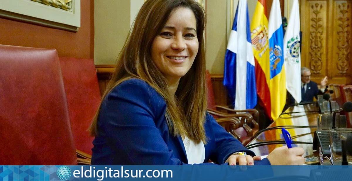 Belén Mesa durante el pleno que aprobó la ampliación de funciones de Viviendas Municipales