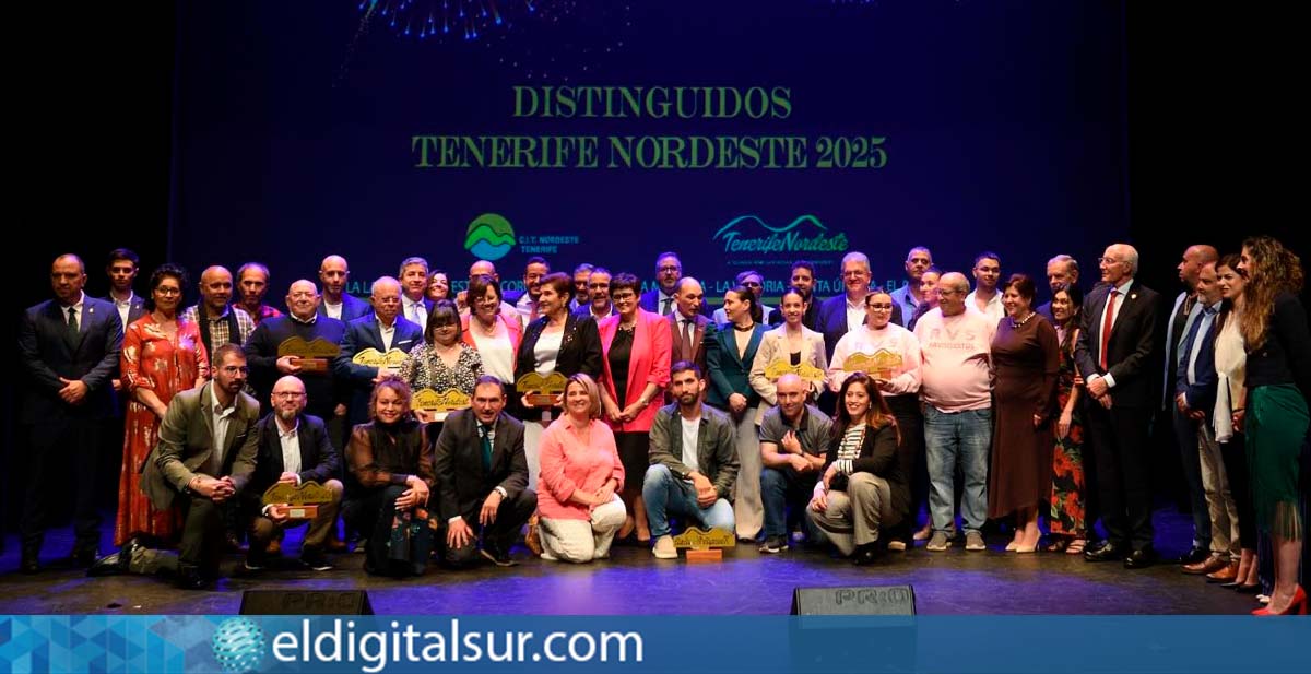 XVI Gala Distinguidos del CIT Nordeste, celebrada en el Auditorio Capitol de Tacoronte