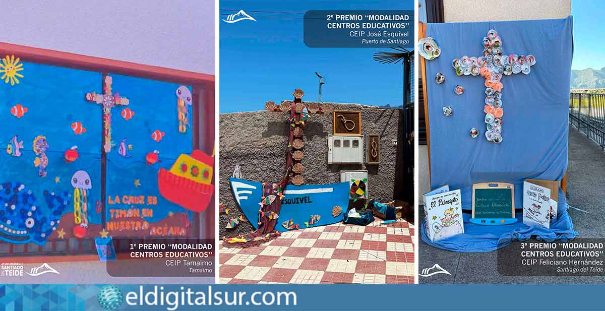 Cruces premiadas en la categoría de centros educativos “Crux25”