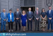 Integrantes del grupo nacionalista de Coalición Canaria en el Cabildo de Tenerife