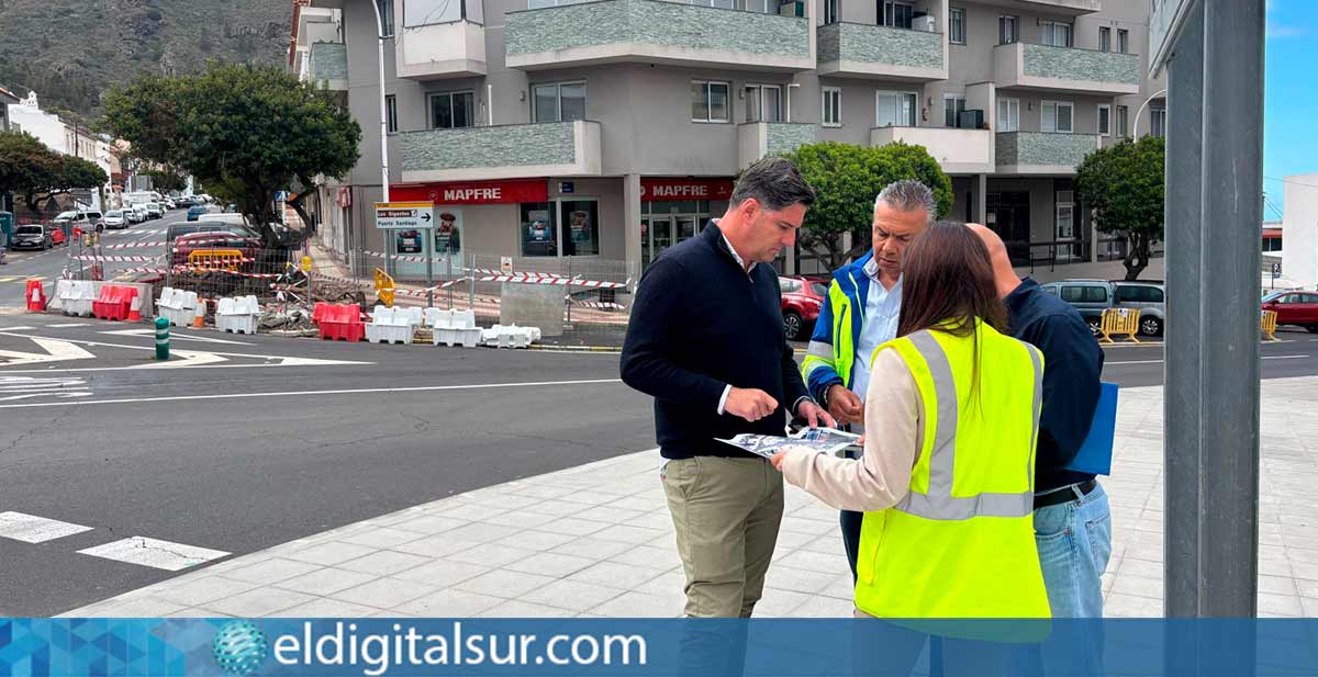 El Cabildo de Tenerife, finalizará en agosto la rehabilitación y mejora de la carretera TF-454, ubicada en Santiago del Teide