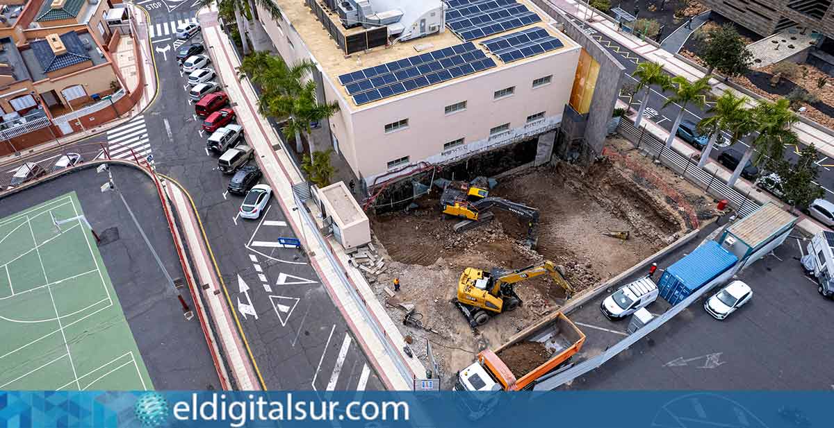 Obras de ampliación en la Escuela de Música y Danza de Adeje