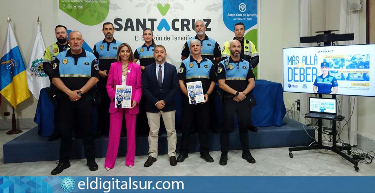 José Manuel Bermúdez y Gladis León presentaron la programación del 185º aniversario de la Policía Local