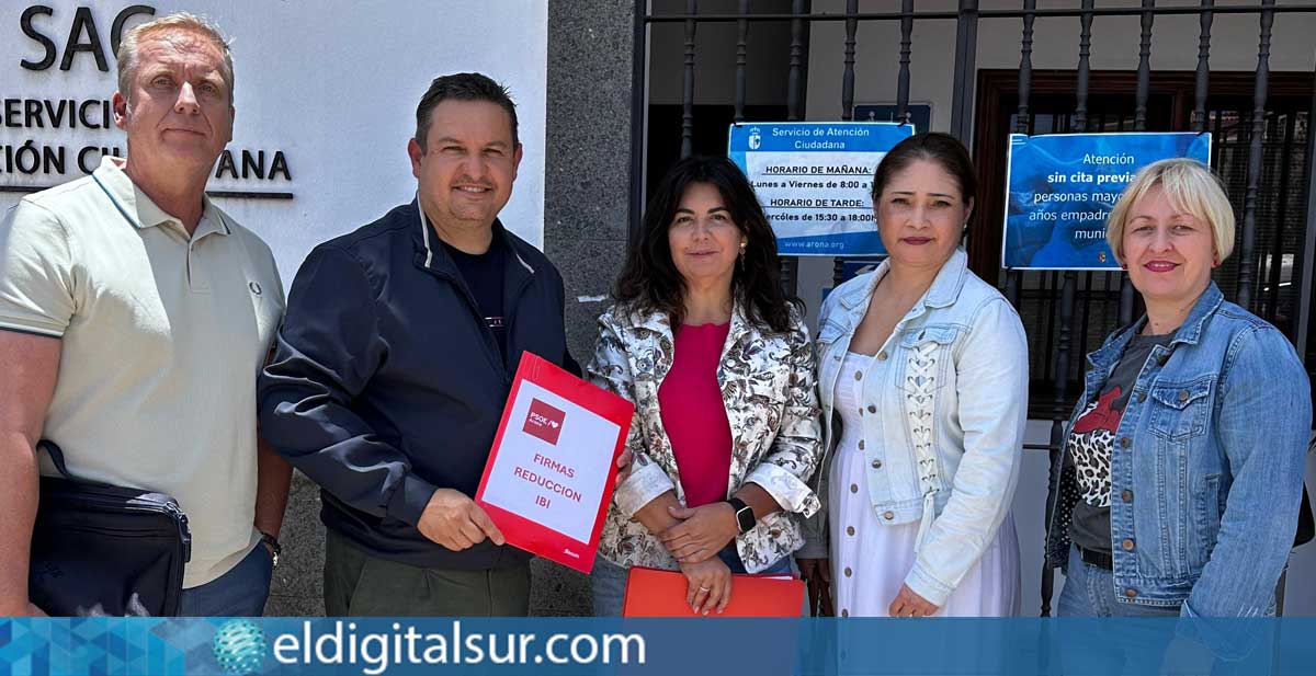 El PSOE de Arona reclama una bajada del IBI con más de mil firmas