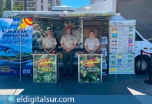 Unidad móvil de información del Mando de Canarias