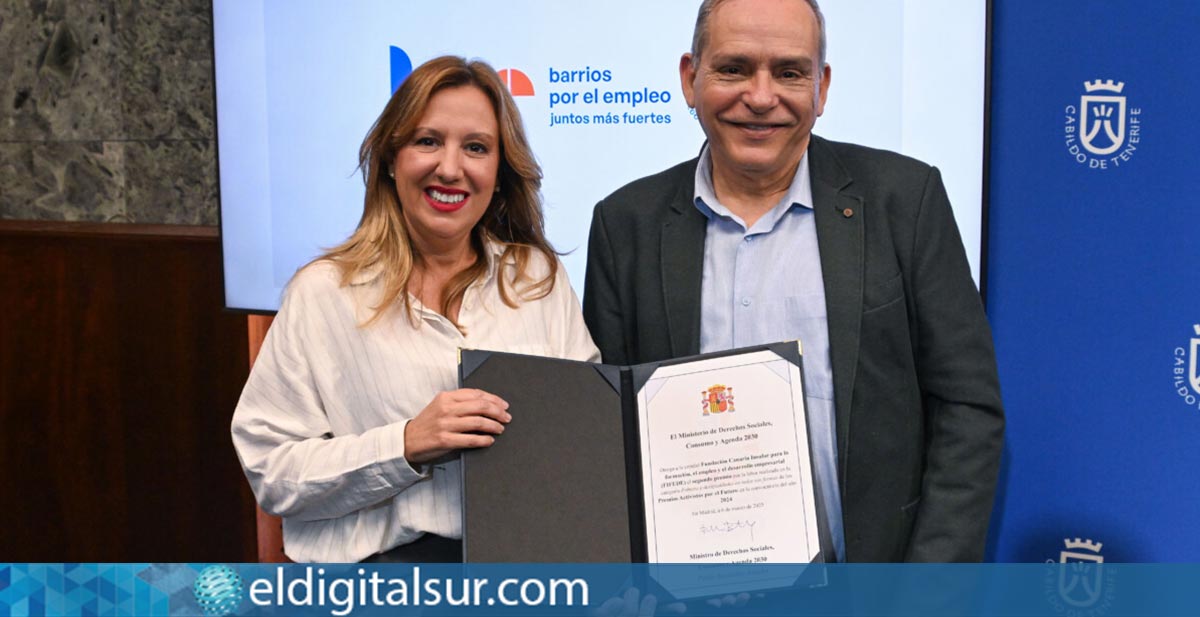 Rosa Dávila y Efraín Medina destacan el liderazgo de Tenerife en empleo y su compromiso con políticas laborales activas