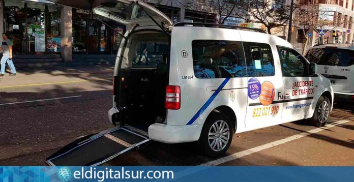 Taxi adaptado para personas con movilidad reducida
