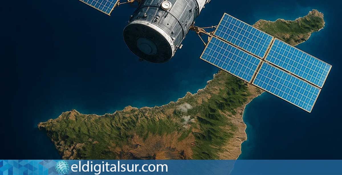 vista satelital de Tenerife utilizada como referencia para ilustrar la propuesta de vigilancia territorial