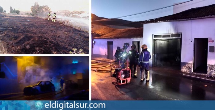 Actuaciones-Bomberos-de-Tenerife-270625 Bomberos de Tenerife actuaron en Puerto de la Cruz, Vilaflor y Valle Jiménez