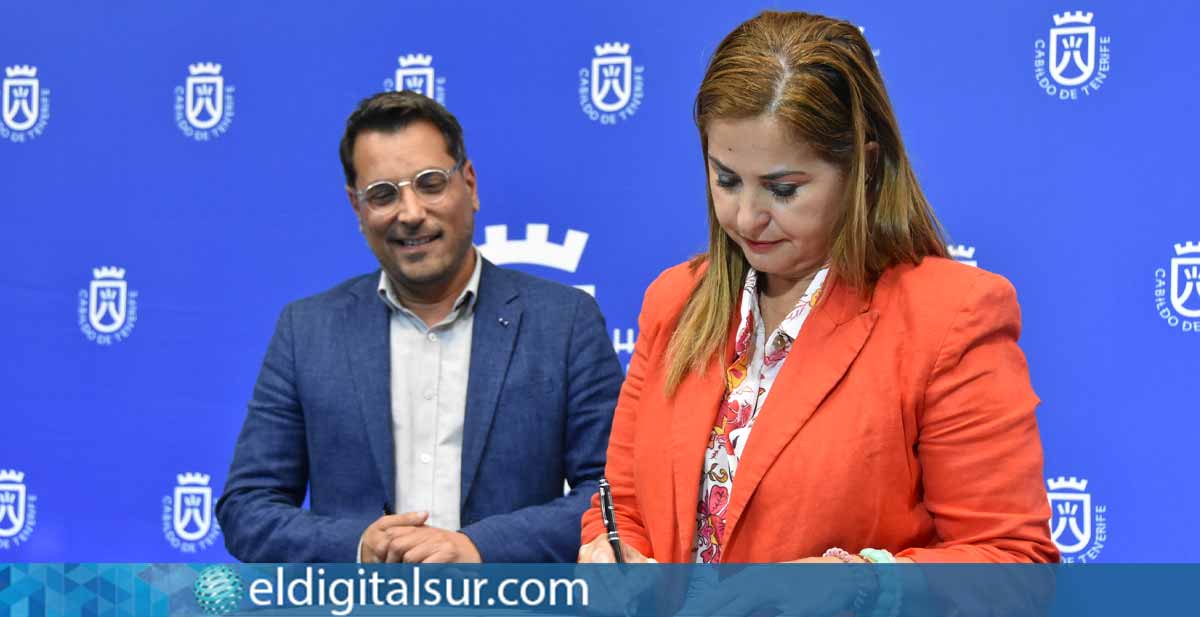 Firma del convenio entre el Cabildo de Tenerife y el Ayuntamiento de Los Realejos para la creación del nuevo Centro de Atención a Personas con Discapacidad