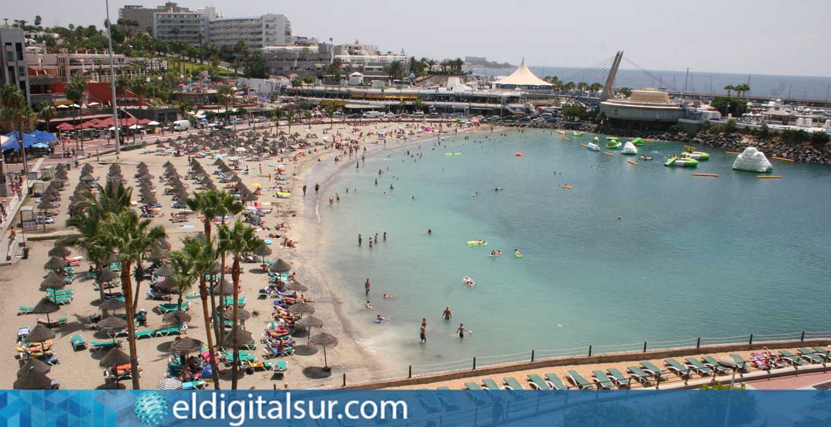 Playa de La Pinta, en Costa Adeje, Tenerife