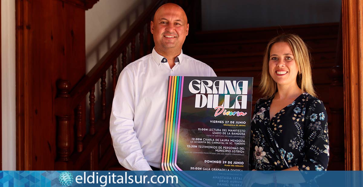El alcalde José Domingo Regalado y la concejala Eudita Mendoza presentan la programación ‘Granadilla Diversa’