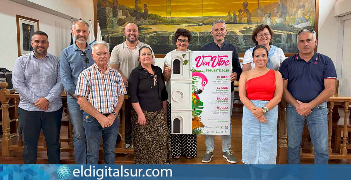 Maura Martel presenta el programa “Ven Vive Tegueste 2025”